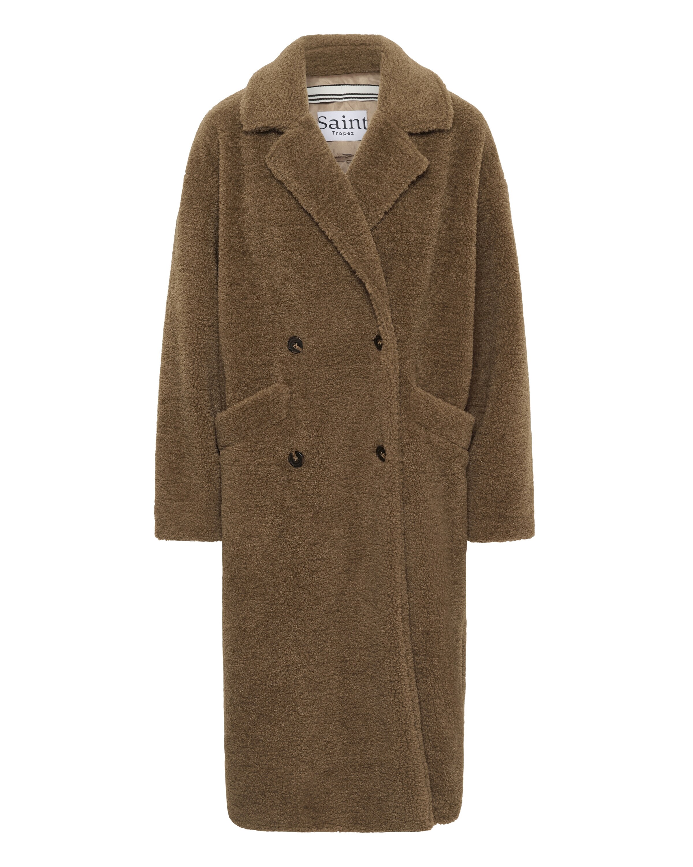 SAINT TROPEZ Tussenmantel in L in de kleur Camel, Productweergave