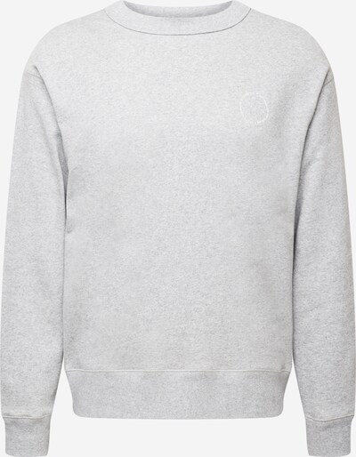 NN07 Sweater majica 'Jerome' u siva melange / bijela, Pregled proizvoda