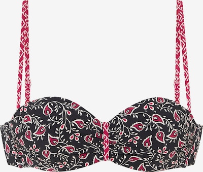 LASCANA Bikini top in 75/C in Pink / Black / White, Item view