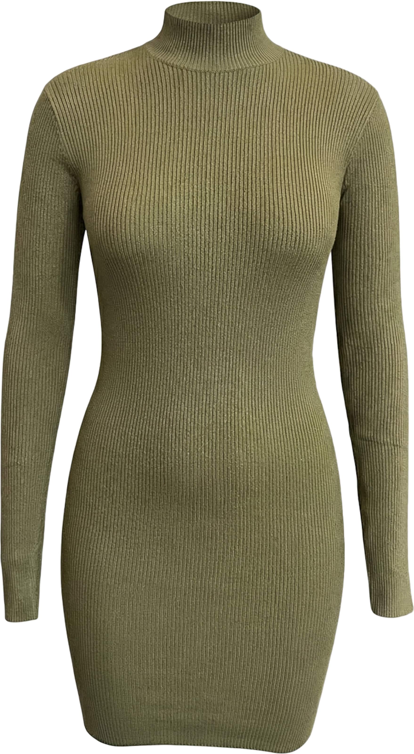 studioselect Adīta kleita 'Nova', krāsa - olīvzaļš, Preces skats