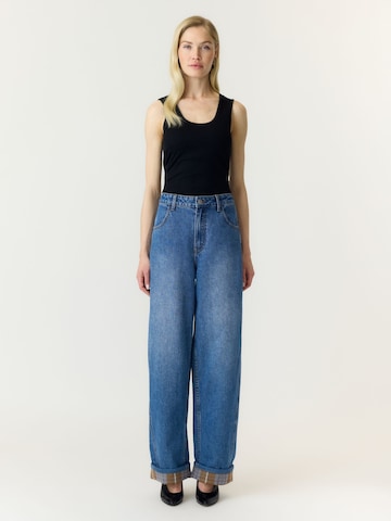 YAS Barrel Jeans 'YASLua' in Blue