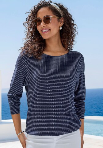 T-shirt VIVANCE en bleu : devant