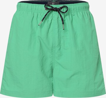 Shorts de bain Nils Sundström en vert : devant