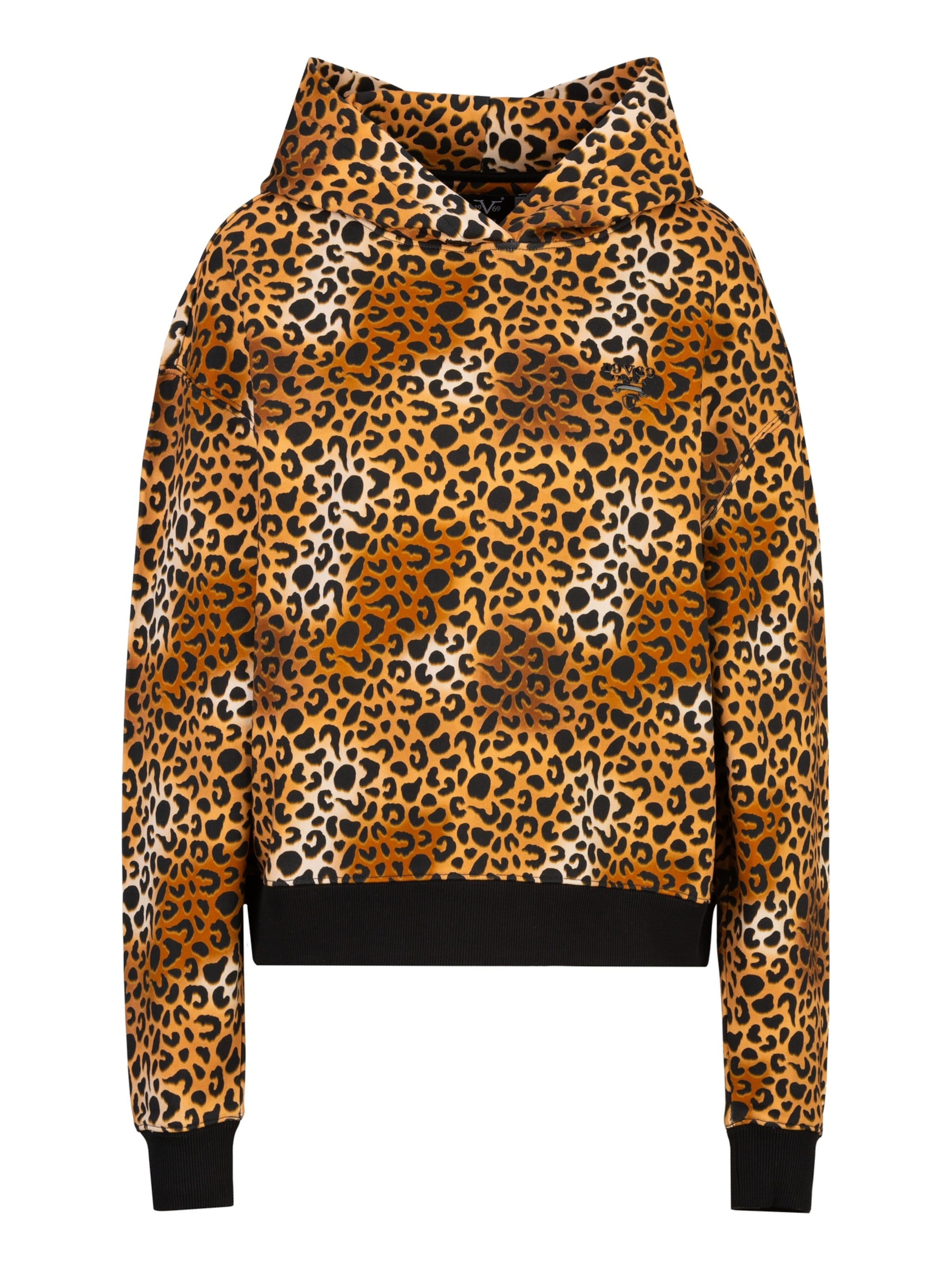 19V69 ITALIA Sweatshirt 'Kara Leo' in Bruin: voorkant