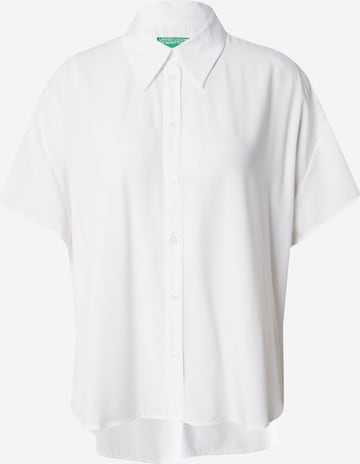 UNITED COLORS OF BENETTON Bluzka w kolorze biały: przód