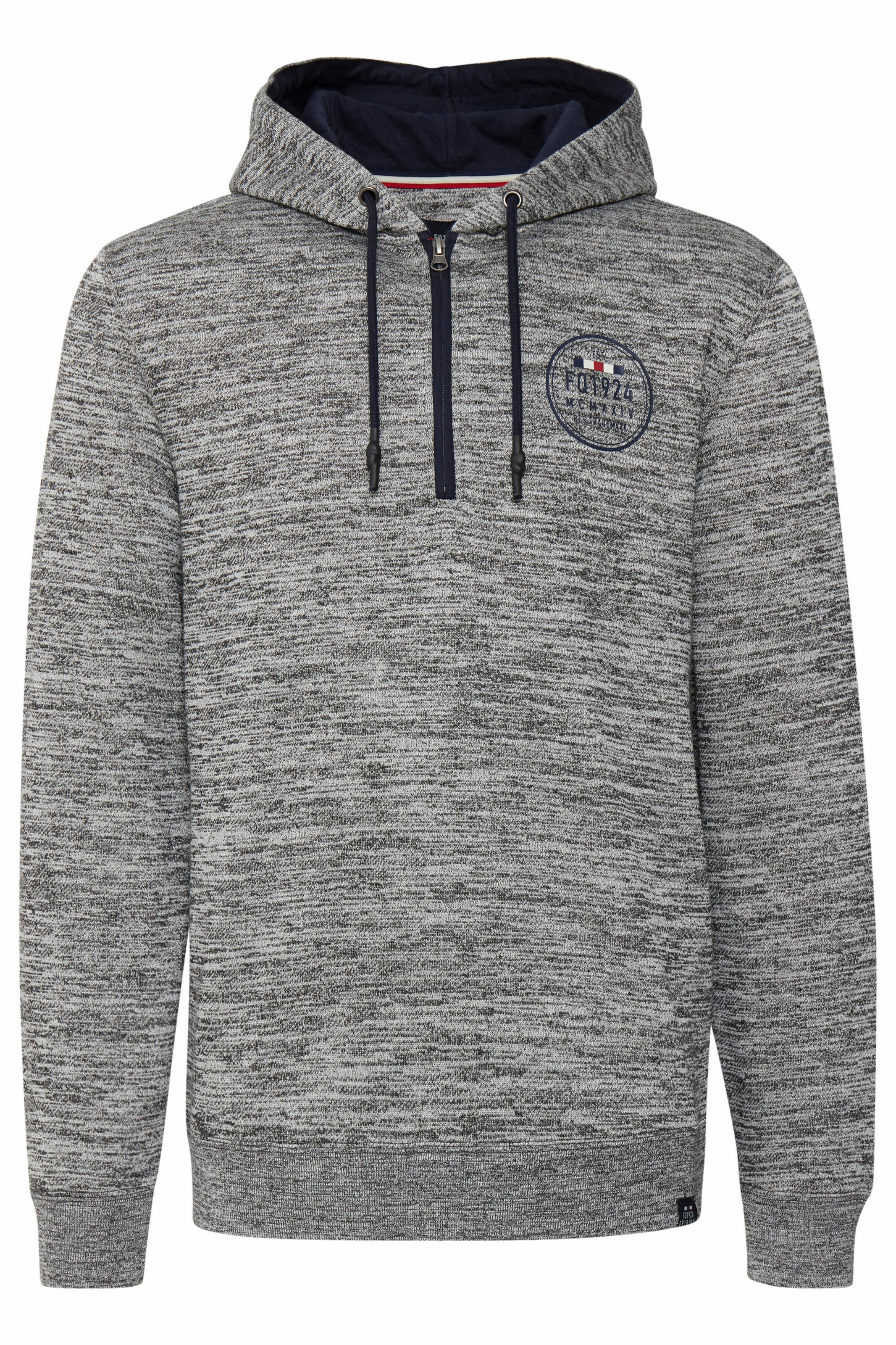 FQ1924 Sweatshirt 'GUNAR' in Grau: Vorderseite