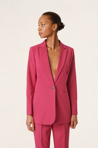 SOAKED IN LUXURY Blazer 'Corinne' | roza barva: sprednja stran