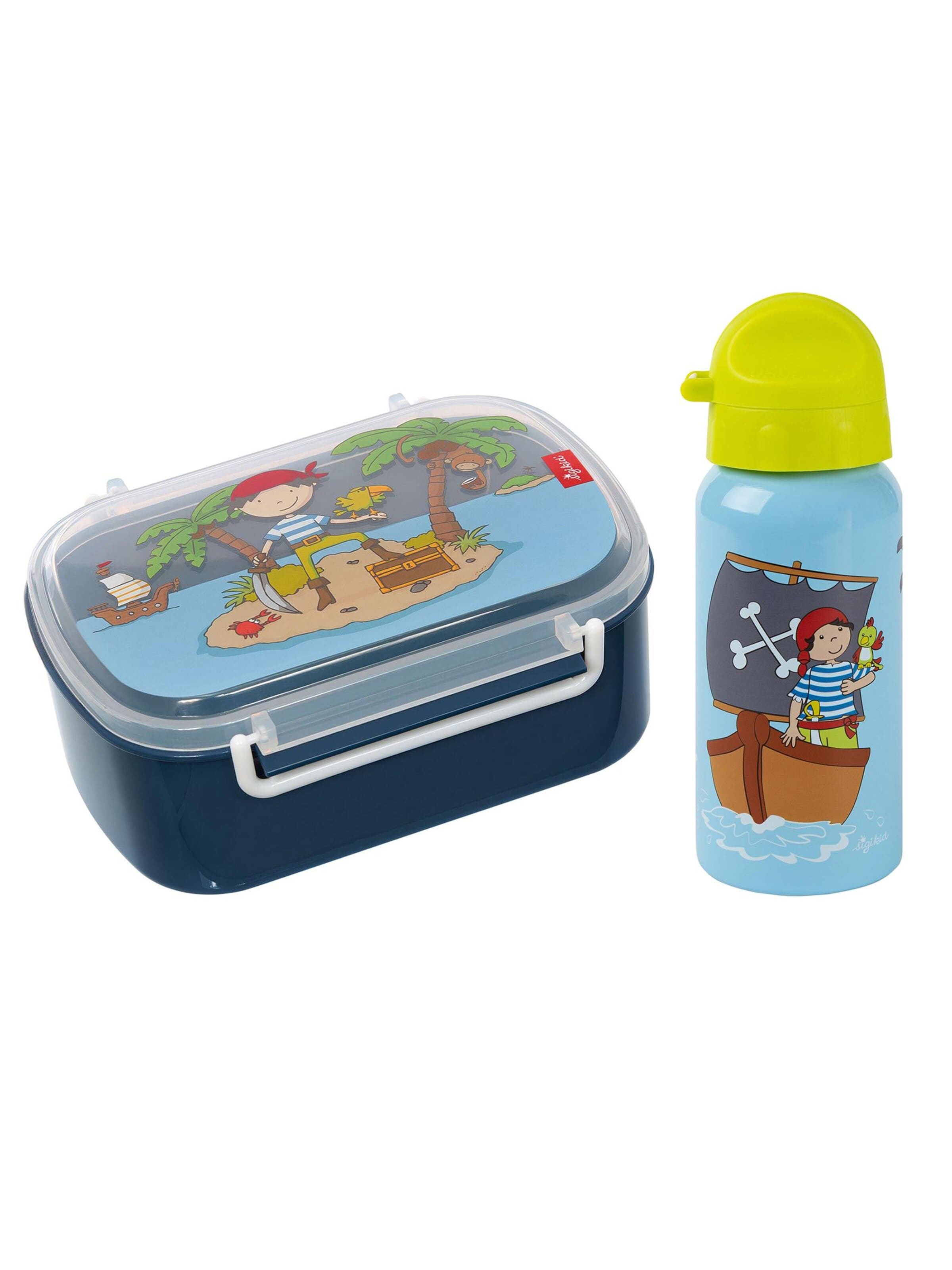 SIGIKID Drinking bottle 'Sammy Samoa' in Blue: front