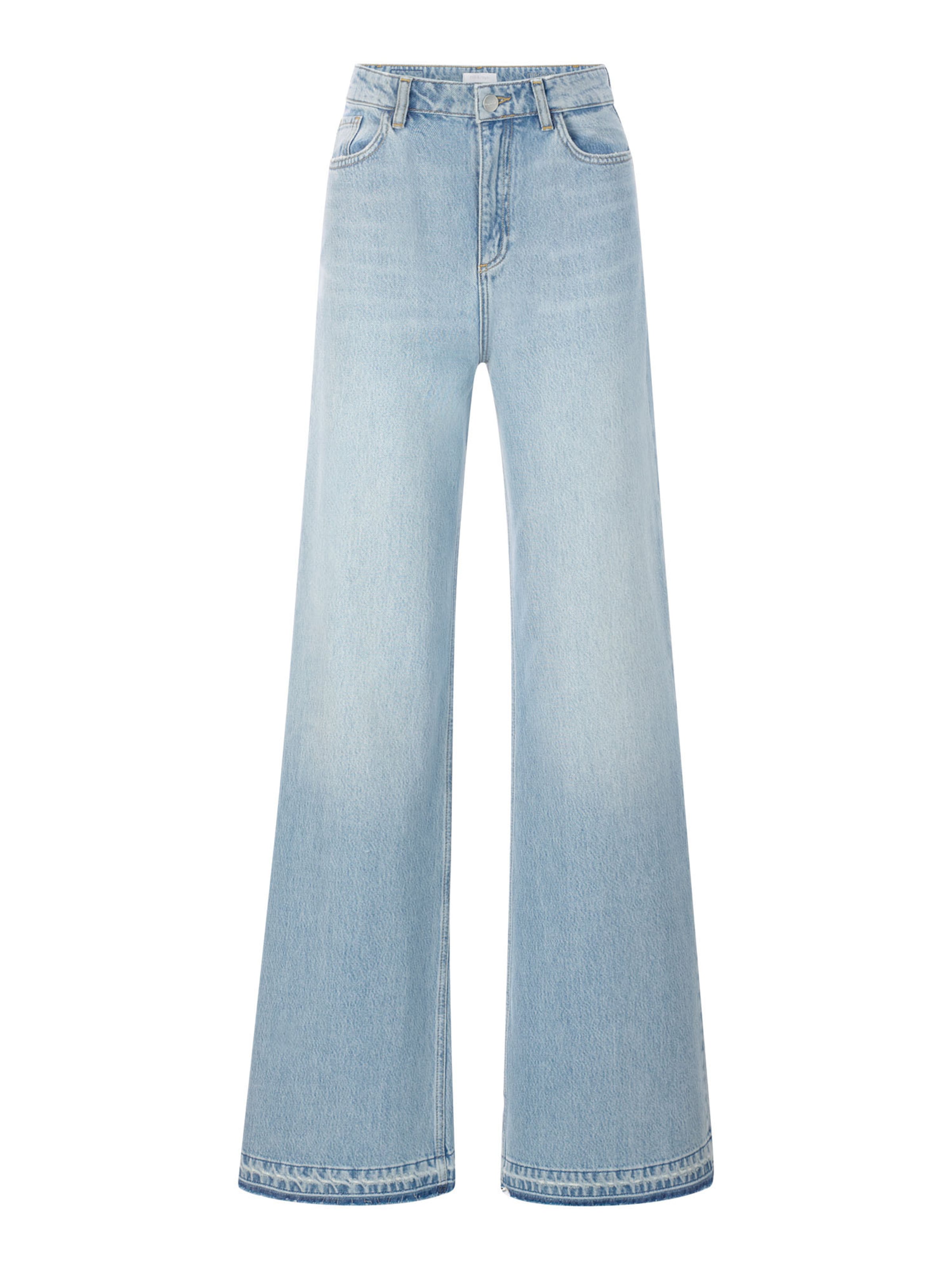 Rich &amp; Royal Wide leg Jeans in Blauw: voorkant