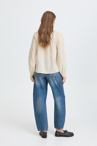 b.young Bluse i beige