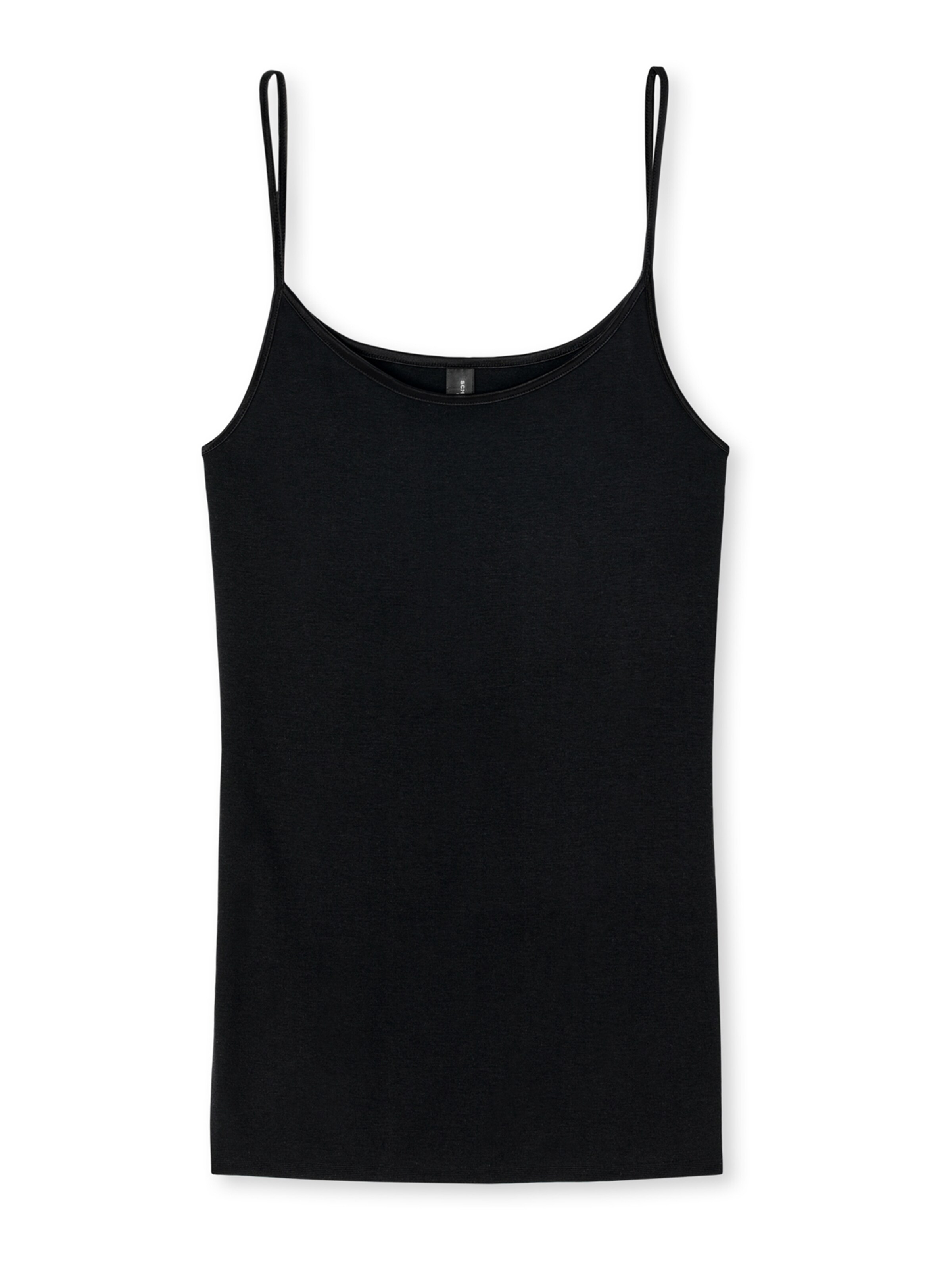 SCHIESSER Undershirt ' Luxury' ' in Black: front