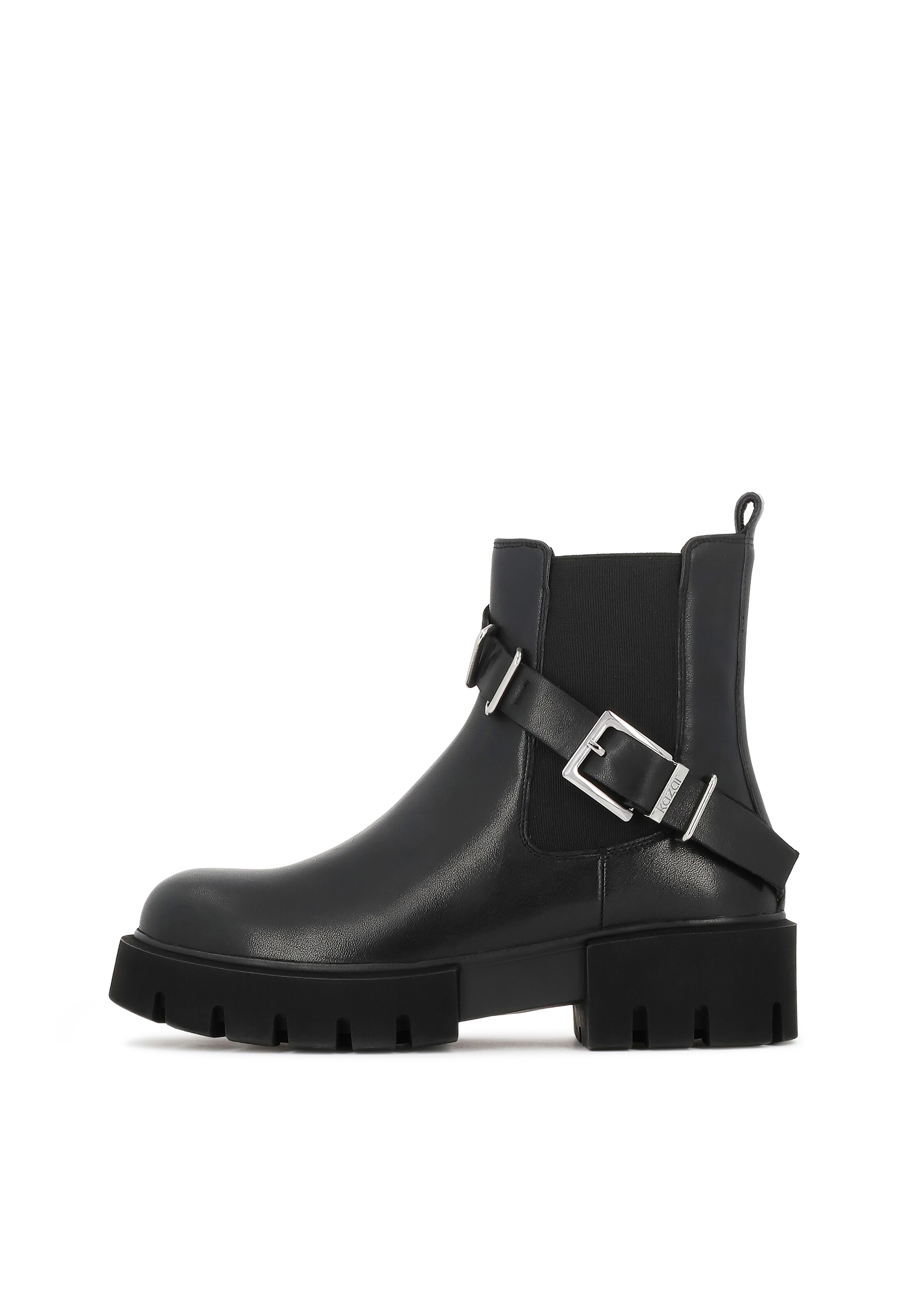 Kazar Chelsea Boots in Schwarz: Vorderseite