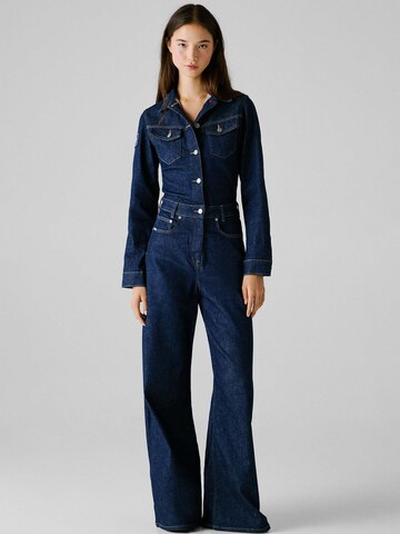 Red Bull Racing x Pepe Jeans Jumpsuit in Blau: Vorderseite