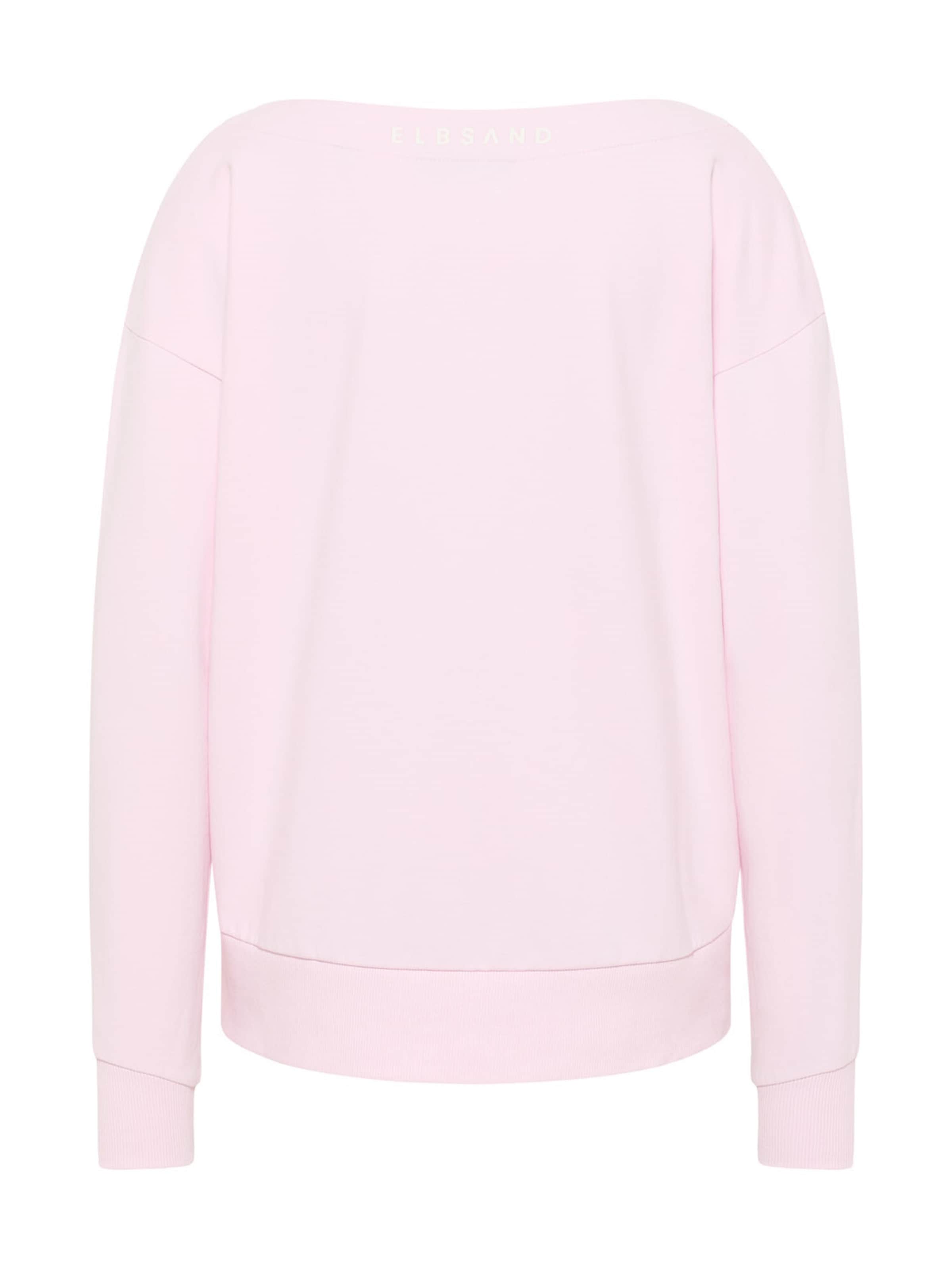 Elbsand Sweatshirt 'Felis' in Roze