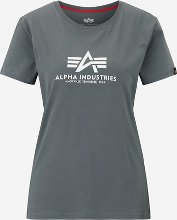 ALPHA INDUSTRIES Shirt in Blue: front