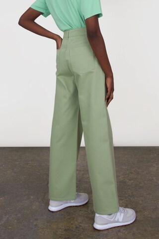 Wide leg Jeans 'Freda' de la Aligne pe verde