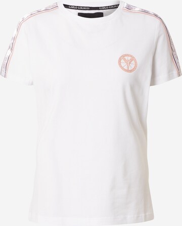 Carlo Colucci T-Shirt in Weiß: predná strana