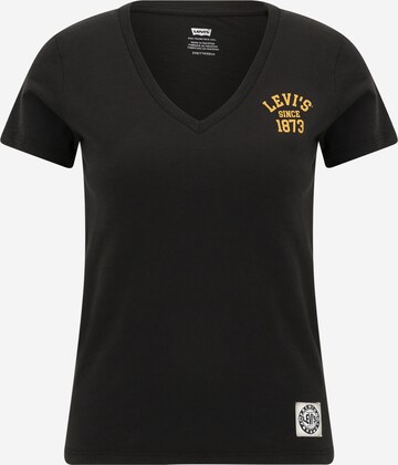 LEVI'S ® Μπλουζάκι 'Graphic Perfect Vneck' σε μαύρο: μπροστά