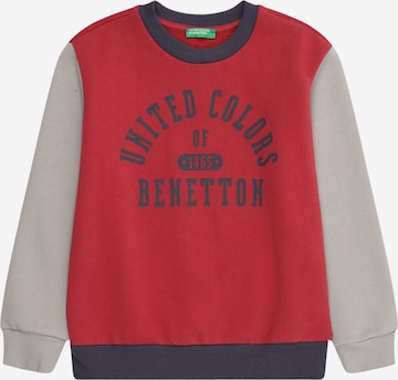 UNITED COLORS OF BENETTON Sweatshirt i röd: framsida