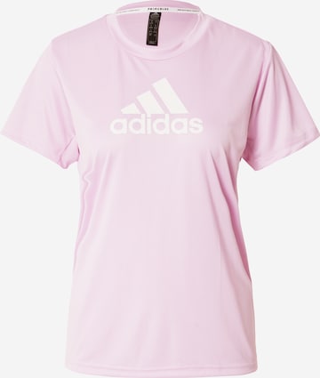 ADIDAS SPORTSWEAR Sportshirt 'Primeblue Designed 2 Move Logo' in Lila: predná strana