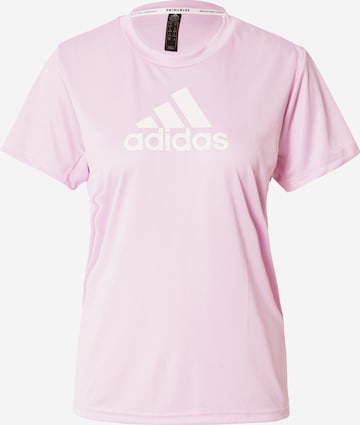 ADIDAS SPORTSWEAR Funkční tričko 'Primeblue Designed 2 Move Logo' – fialová: přední strana