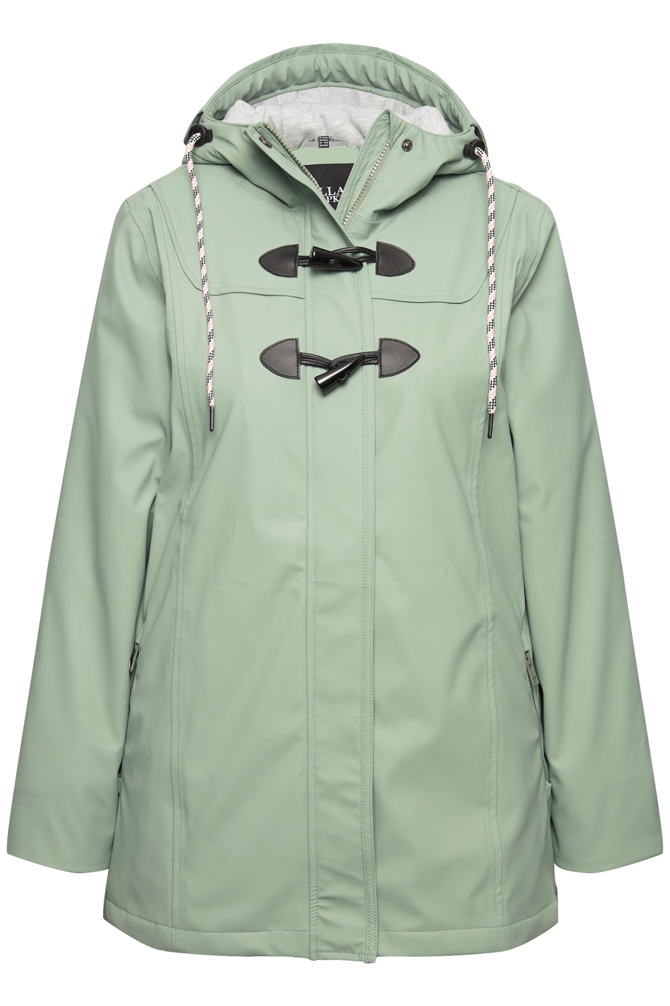 Ulla Popken Between-season jacket in Light green, Item view