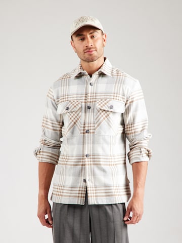 Regular fit Cămașă 'JPRRAYLE' de la JACK & JONES pe maro: față