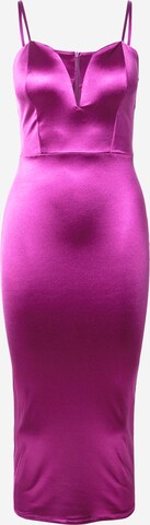 WAL G. - Vestido 'PENNY' em roxo: frente