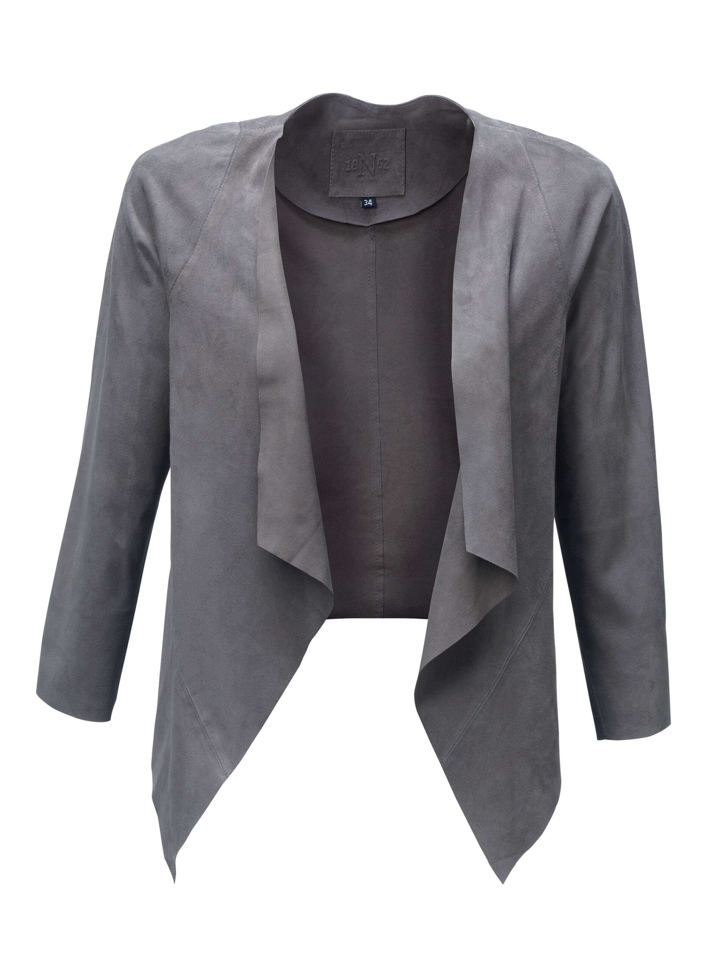 18N62 Bolero 'NECharmoise' in Grey: front