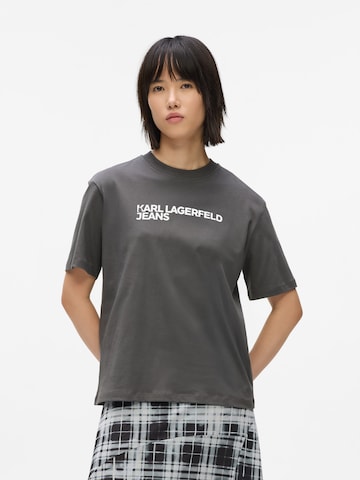 KARL LAGERFELD JEANS Shirt in Grijs: voorkant