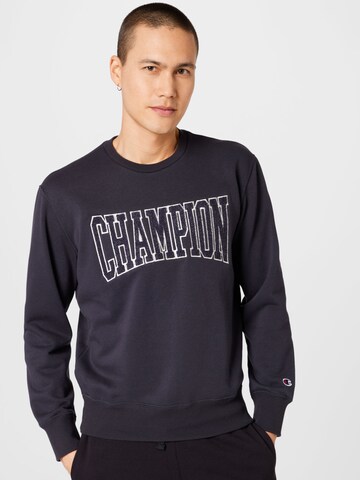 Bluză de molton de la Champion Authentic Athletic Apparel pe albastru: față