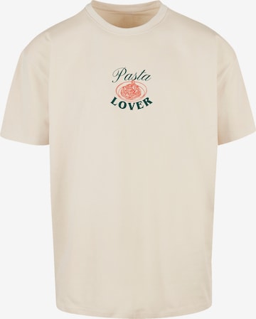 F4NT4STIC Shirt 'Pasta Lover' in Beige: front