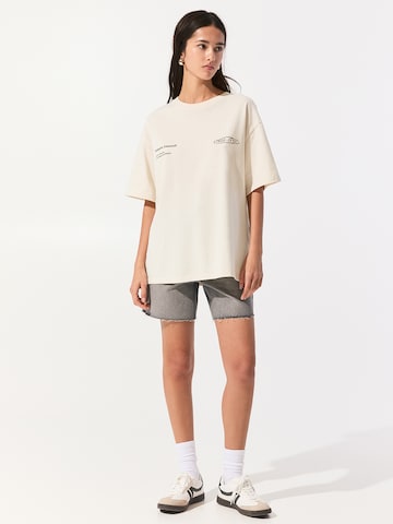 Pull&Bear Tričko - Béžová