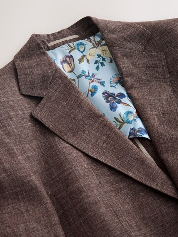 Next Slim Fit Sakko 'N. Premium' in Braun