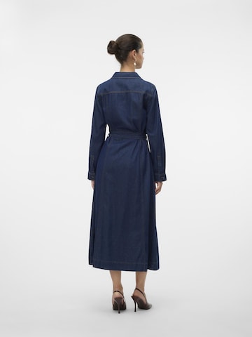 VERO MODA Blousejurk 'VIO' in Blauw
