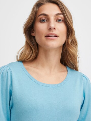 Fransa Sweater ' Zubasic ' in Blue