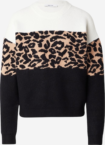 ABOUT YOU Neulepaita 'Sydney' värissä musta: etupuoli