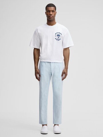 STRELLSON Regular Chino Pants 'Lui' in Blue