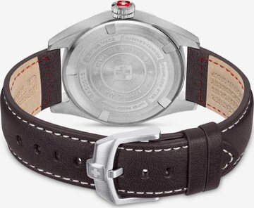 SWISS MILITARY HANOWA Analoog horloge 'Greyhound' in Bruin