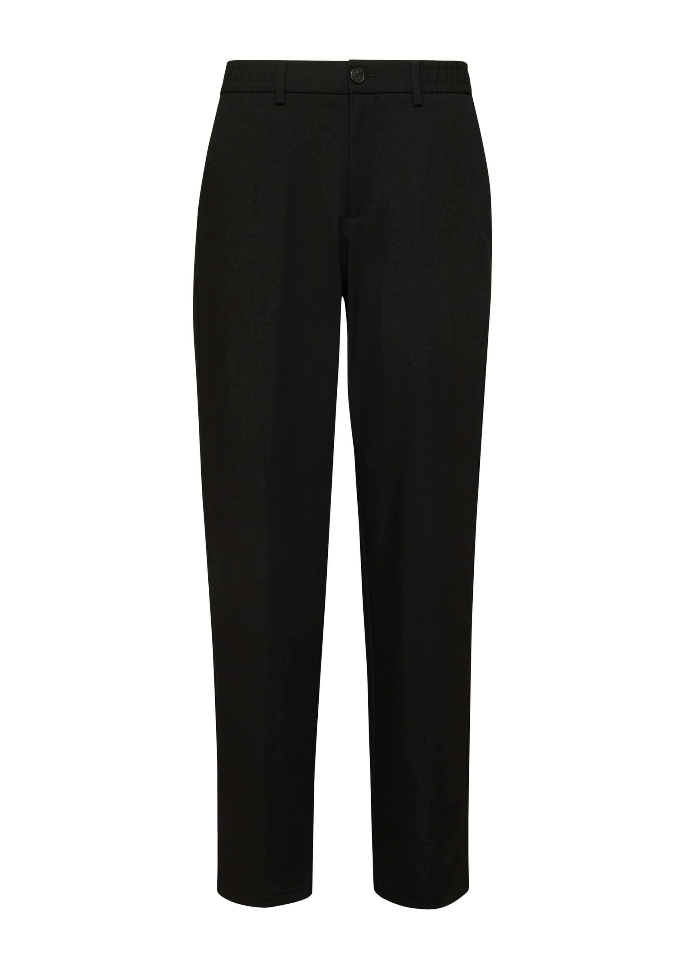 s.Oliver Wide leg Trousers in Black: front