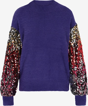 IZIA Trui in Blauw: voorkant