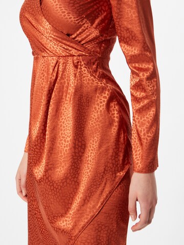 Robe de cocktail Closet London en marron