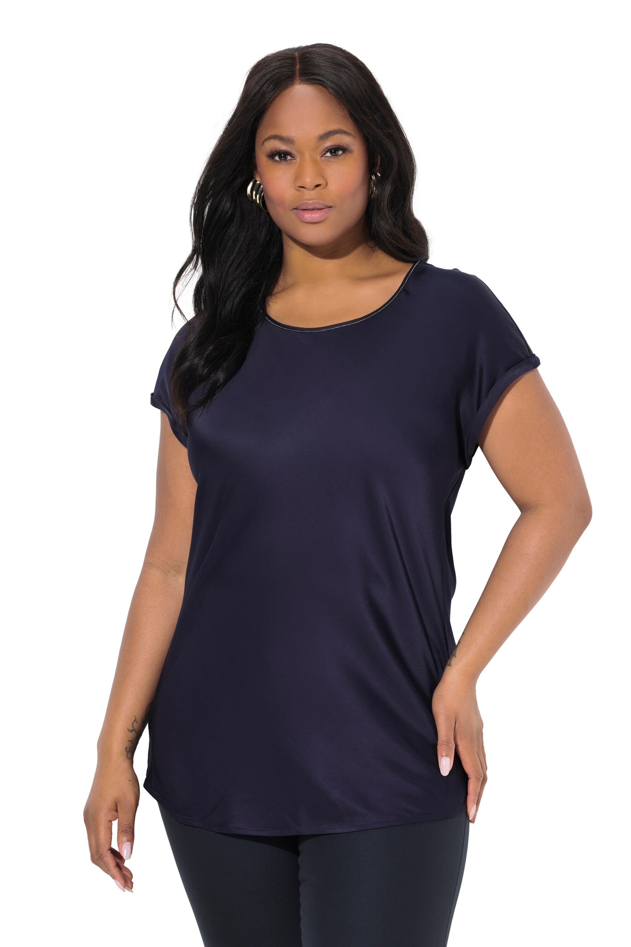 Ulla Popken Blouse in Blue: front