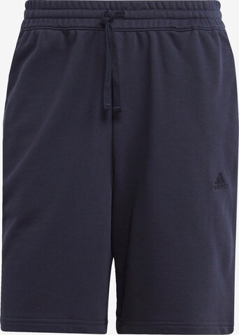 ADIDAS SPORTSWEAR Workout Pants 'All SZN' in Blue: front