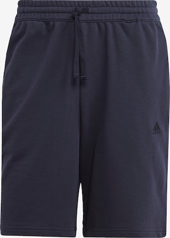 ADIDAS SPORTSWEAR Workout Pants 'All SZN' in Blue: front