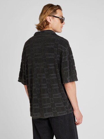 MOUTY Regular fit Button Up Shirt 'NOLA' in Black