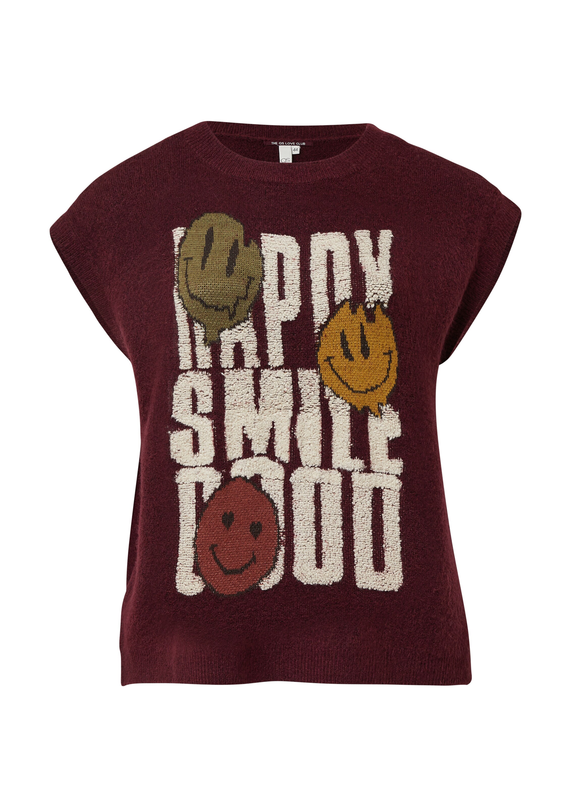 Pull-over QS en rouge : devant