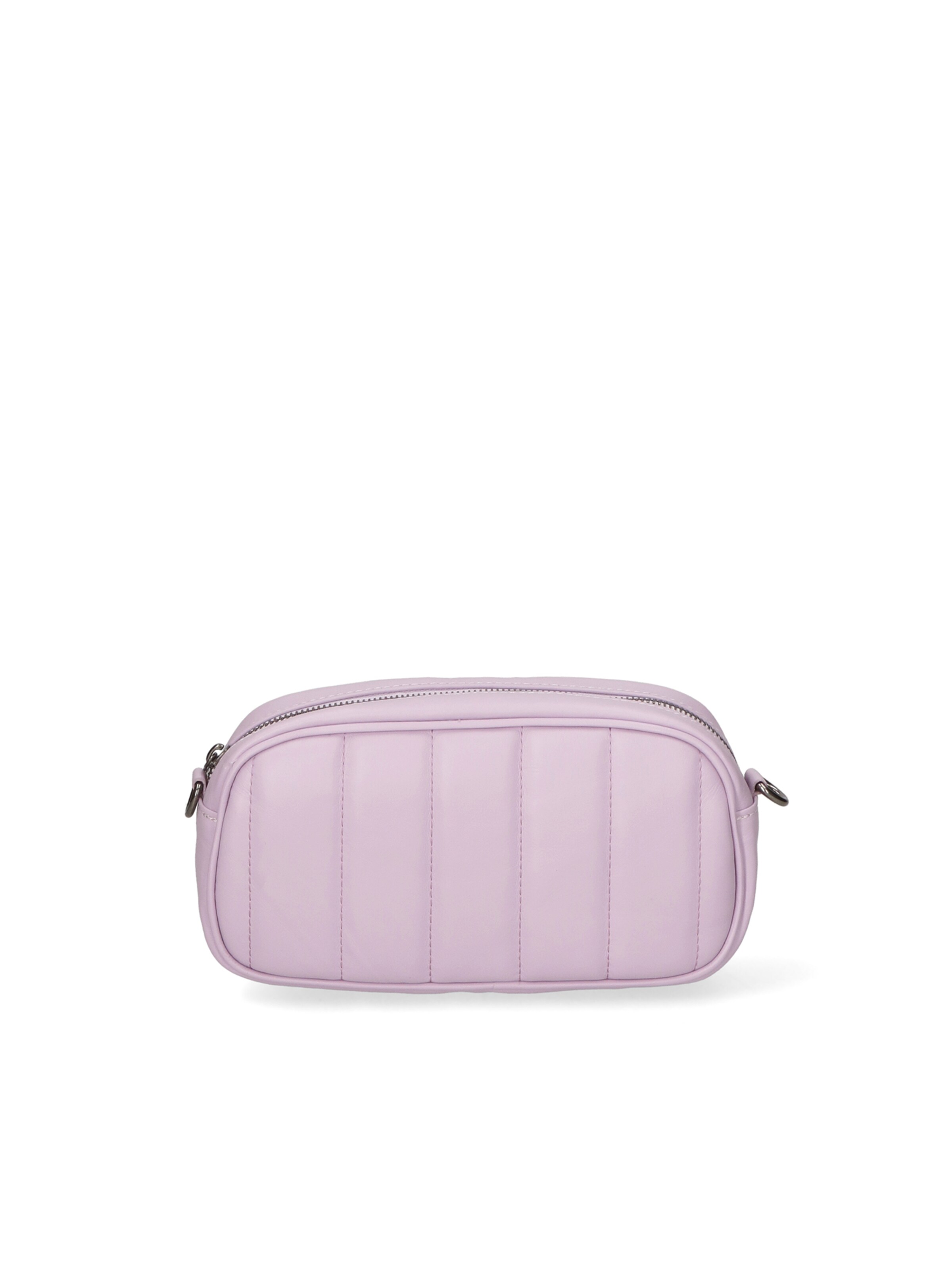 Borsa a tracolla 'Borsa a Tracolla Vera Pelle Virginia Rhinè con Zip' di Virginia Rhinè in lilla: frontale