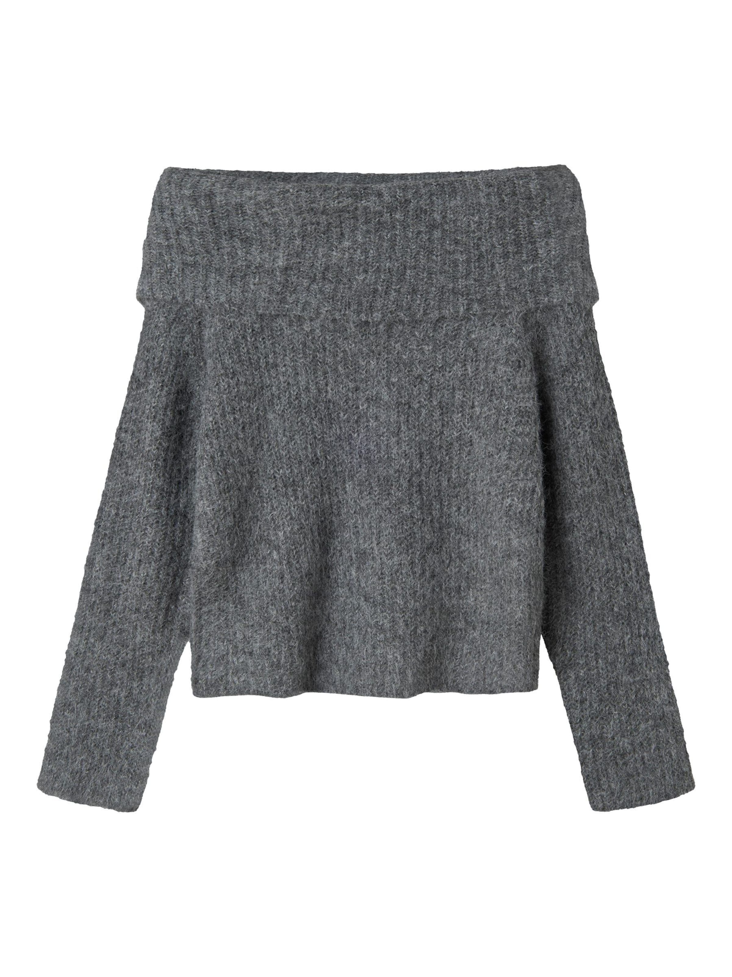 Pull-over LMTD en gris : devant