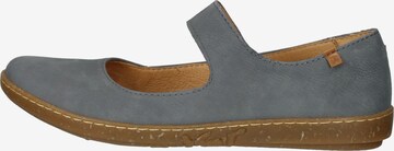 EL NATURALISTA Ballet Flats with Strap in Blue